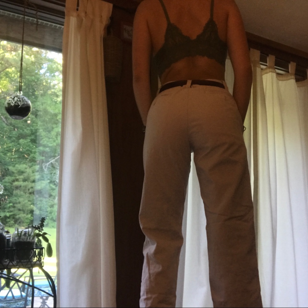 eddie bauer cream pants - Picture 3 of 6